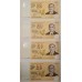 SINGAPORE 2007 . TWENTY 20 DOLLARS BANKNOTE . CONSECUTIVE SEVEN